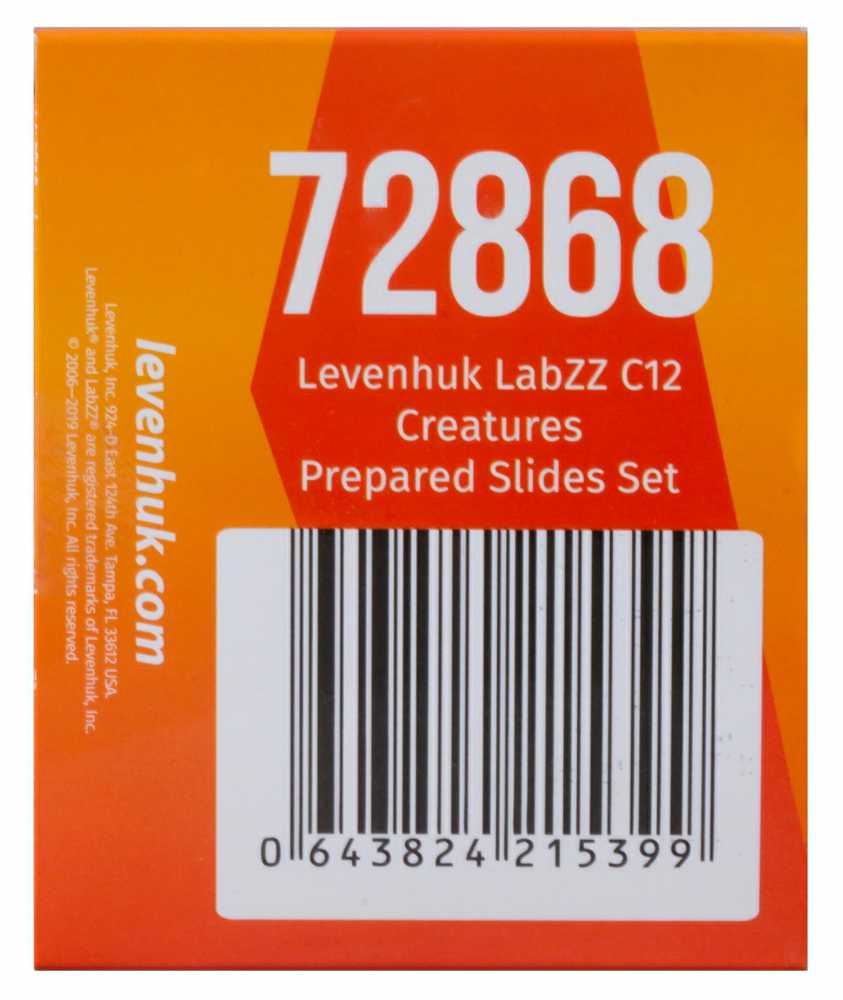 Paruoštas skaidrių rinkinys „Levenhuk LabZZ C12“ Būtybės