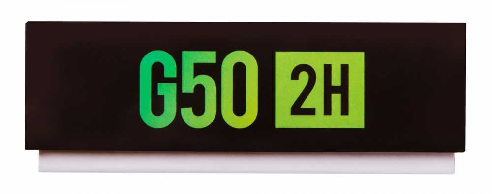 Levenhuk G50 2H Double Cavity Blank Slides, 50 vnt