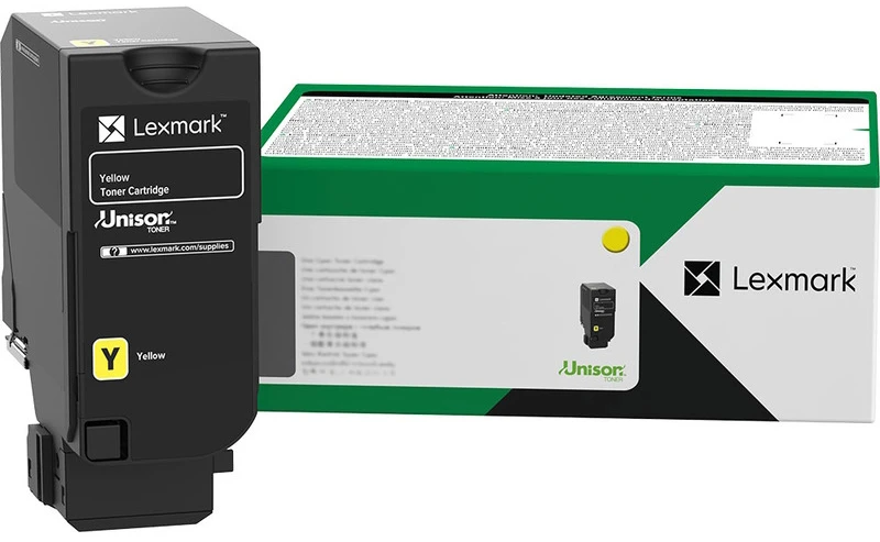 „Lexmark“ grąžinimo programa 16,2 tūkst. | CX735 | Tonerio kasetė | Geltonas