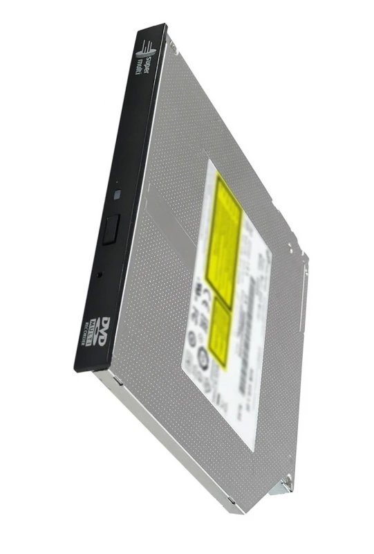 Hitachi Lg H.L duomenų saugykla 9,5 mm plonas DVD-rašytuvas GUD0N vidinis, sąsaja SATA, DVD±RW, CD skaitymo greitis 24 x, CD įrašymo greitis 24 x, Juodas