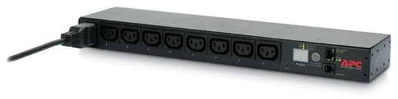 APC AP7921B maitinimo paskirstymo įrenginys 0U/1U Juoda 8 AC išvestis(ys / čių)