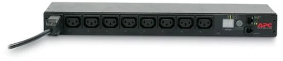 APC AP7921B maitinimo paskirstymo įrenginys 0U/1U Juoda 8 AC išvestis(ys / čių)