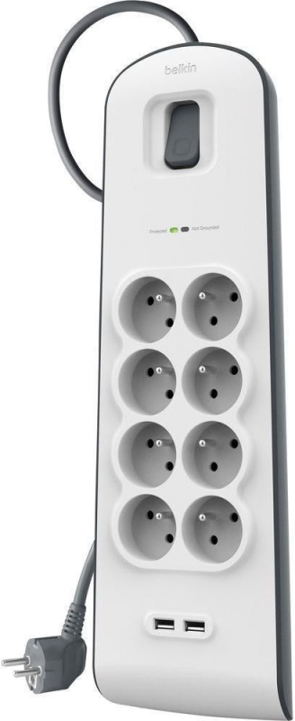Prailgintuvas - Belkin Bsv804c 8 Ac, balta