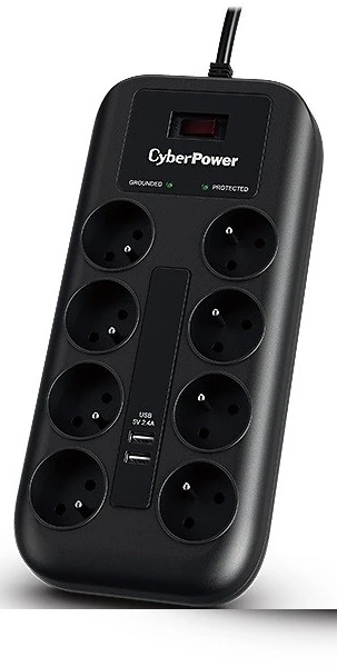 CYBERPOWER apsauga nuo viršįtampių P0820SUD0-DE / FR EMI/RFI