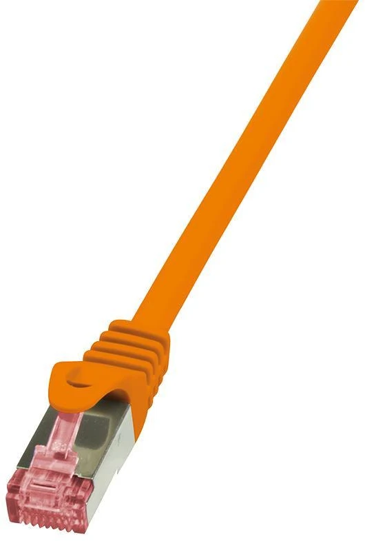 LOGILINK CQ3048S LOGILINK -Komutacinis kabelis Cat.6 S/FTP PIMF PrimeLine oranžinis 1,5m