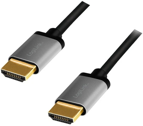 LogiLink HDMI laidas su metaliniais antgaliais