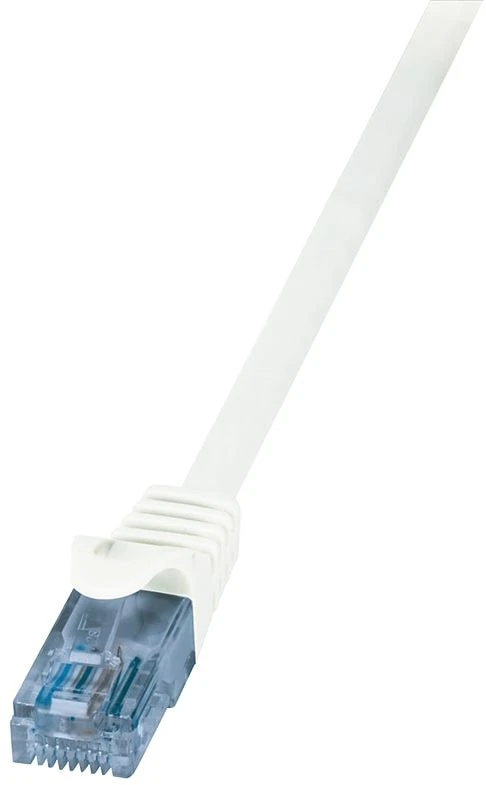 LOGILINK CP3051U LOGILINK - Komutacinis kabelis Cat.6A 10GE Home U/UTP EconLine baltas 2,00m