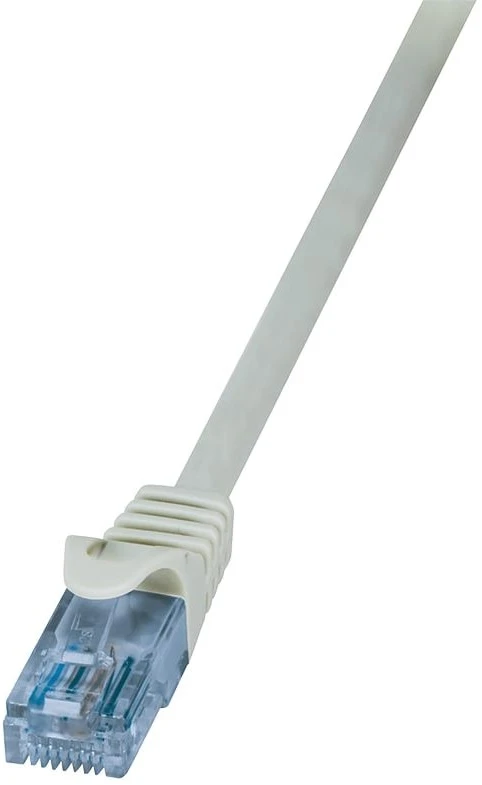 LOGILINK CP3052U LOGILINK - Komutacinis kabelis Cat.6A 10GE Home U/UTP EconLine pilkas 2,00m