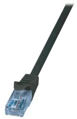 LOGILINK CP3063U LOGILINK - Komutacinis kabelis Cat.6A 10GE Home U/UTP EconLine juodas 3,00m