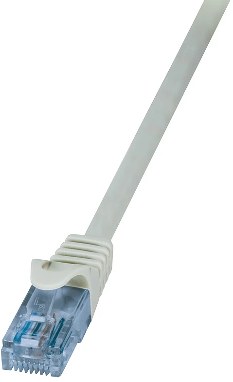 LOGILINK CP3082U LOGILINK - Komutacinis kabelis Cat.6A 10GE Home U/UTP EconLine pilkas 7,50m