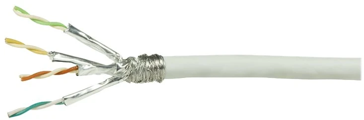 LOGILINK CPV0053 - Tinklo instaliacijos kabelis Cat.7 S/FTP 50 m baltas Namams