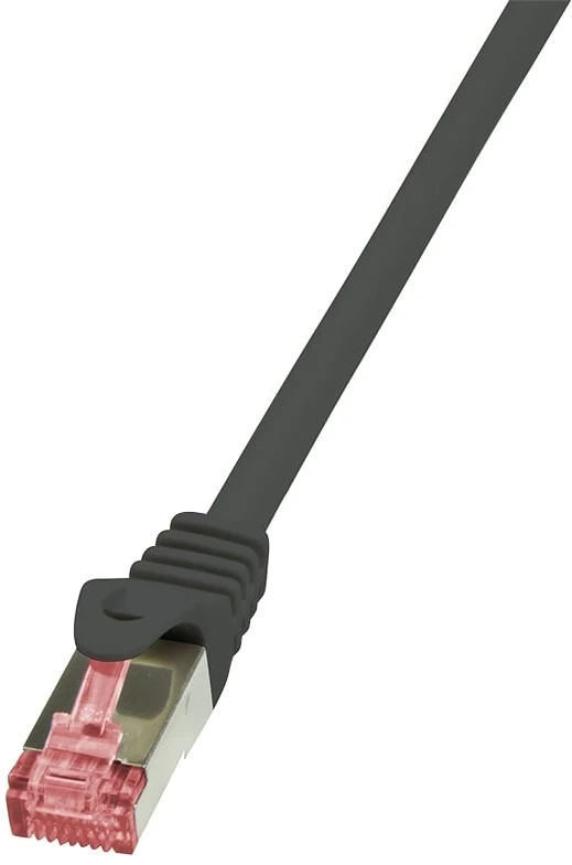 LOGILINK CQ2013S LOGILINK - Patchcord Cat.6 S/FTP PIMF PrimeLine 0,25m juoda