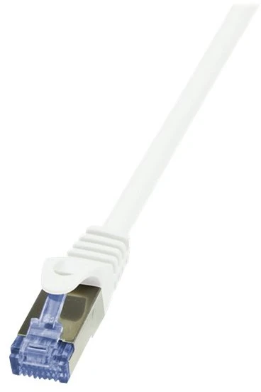 LOGILINK CQ3041S LOGILINK - Komutacinis kabelis Cat.6A 10G S/FTP PIMF PrimeLine baltas 1,50m