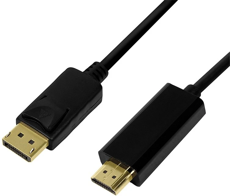 LOGILINK CV0128 LOGILINK - DisplayPort laidas, DP 1.2 iki HDMI 1.4, juodas, 3m