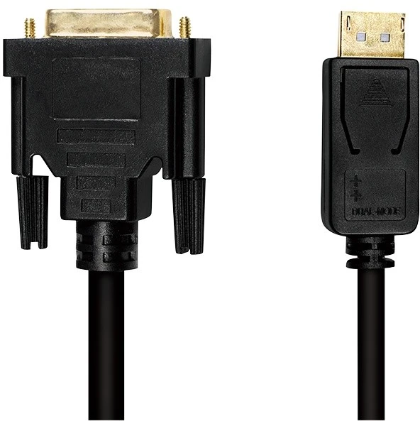 LOGILINK CV0130 LOGILINK - DisplayPort į DVI laidas, juodas, 1m