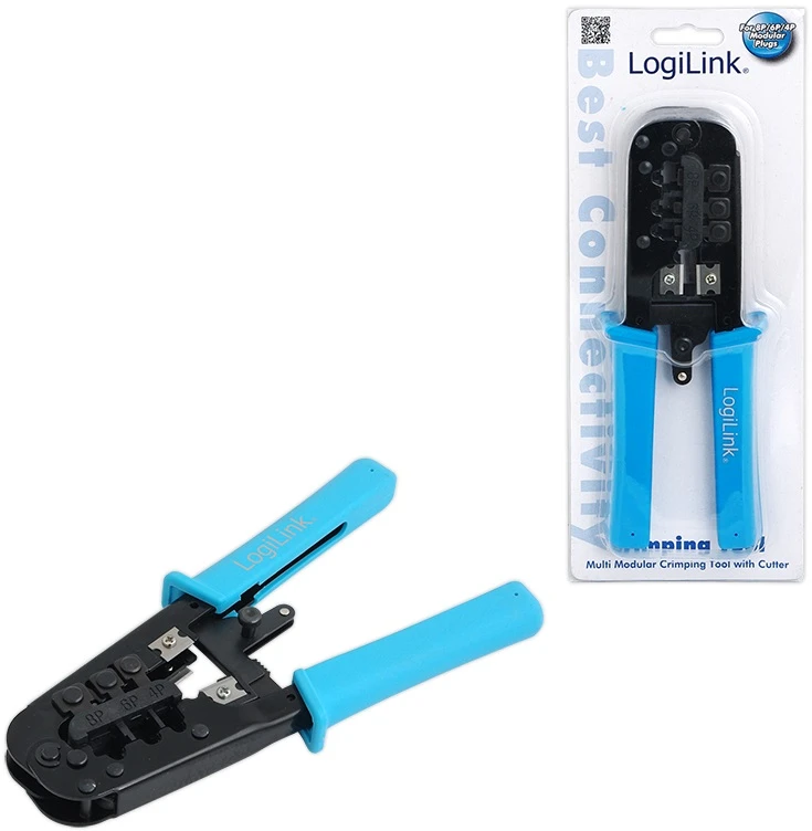 „Logilink WZ0019“ užspaudimo įrankis, skirtas moduliniams kištams 8P8C