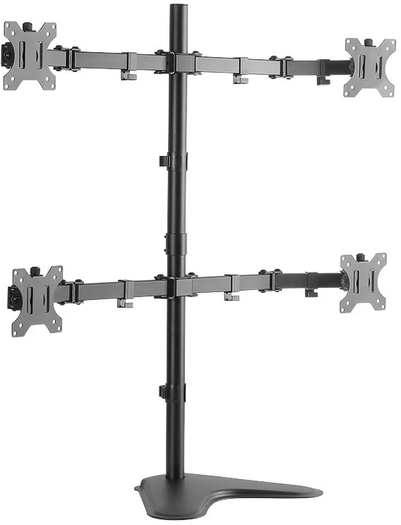 Logilink BP0046 Quad Monitorius stalinis stovas 13"-32" | Logilink | Stalinis laikiklis | BP0046 | 13-32" | Maksimalus svoris (talpa) Kiekvienos rankos keliamoji galia: Maks. 8kg kg | Juodas