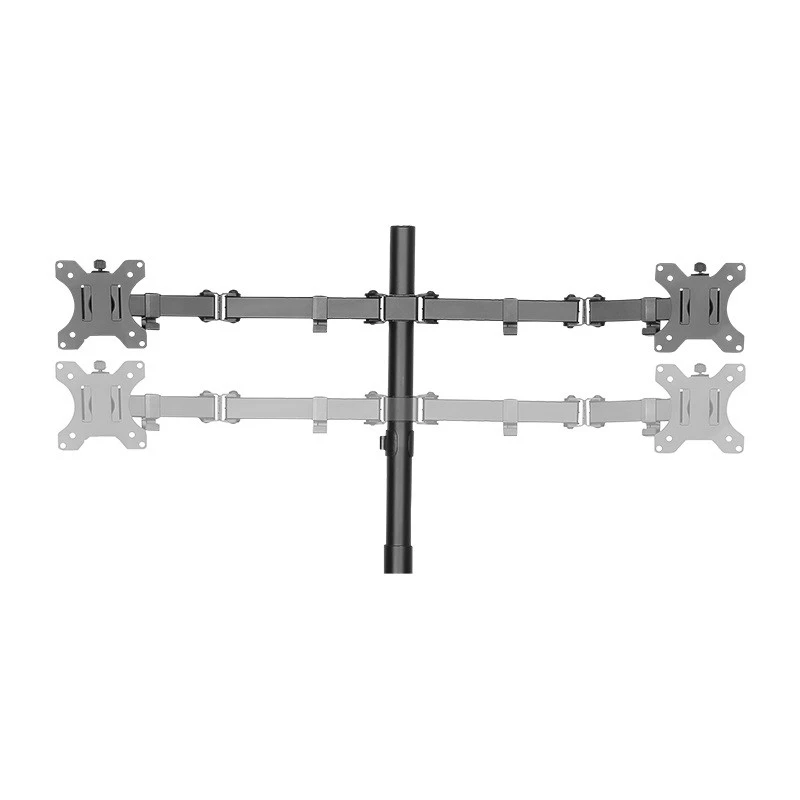 Logilink BP0046 Quad Monitorius stalinis stovas 13"-32" | Logilink | Stalinis laikiklis | BP0046 | 13-32" | Maksimalus svoris (talpa) Kiekvienos rankos keliamoji galia: Maks. 8kg kg | Juodas