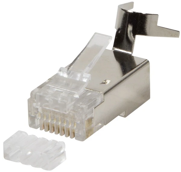 LogiLink modulinis kištukas RJ45 skirtas Cat7,Cat.6A, Cat.6 kabeliams (mp0033, 50 vnt.)