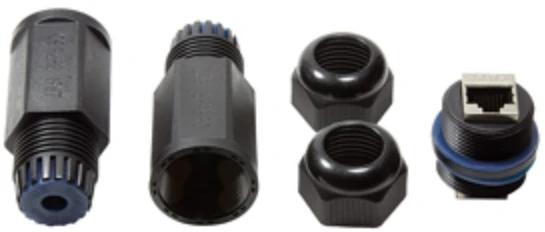 LOGILINK NP0080 LOGILINK - Lauko pataisomojo kabelio jungtis RJ45 moteriška / moteriška, IP67 atspari vandeniui