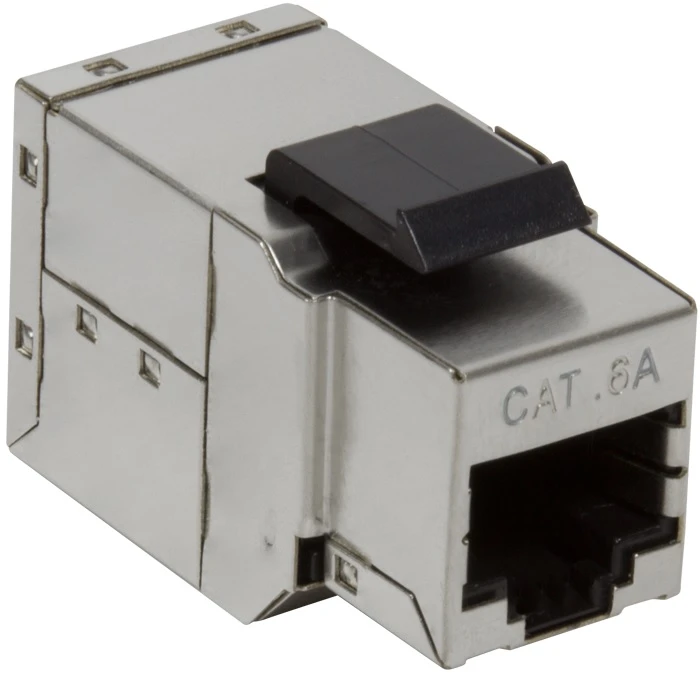 LOGILINK NK4011 LOGILINK - Keystone Inline mova 2xRJ45 Cat.6 STP, tvirtinimas su spragtelėjimu