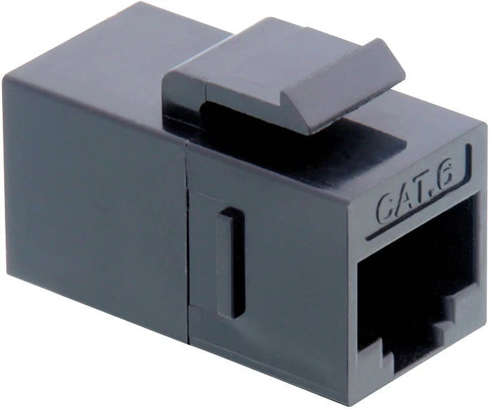 LOGILINK NK4012 LOGILINK - Keystone Inline mova 2xRJ45 Cat.6 UTP, tvirtinimas su spragtelėjimu