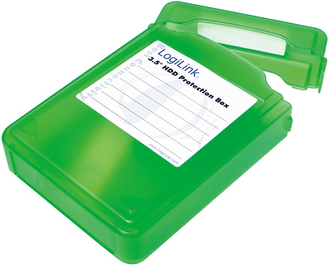 LOGILINK UA0133G LOGILINK - Dėžutės apsauga nuo HDD3.5 žalias