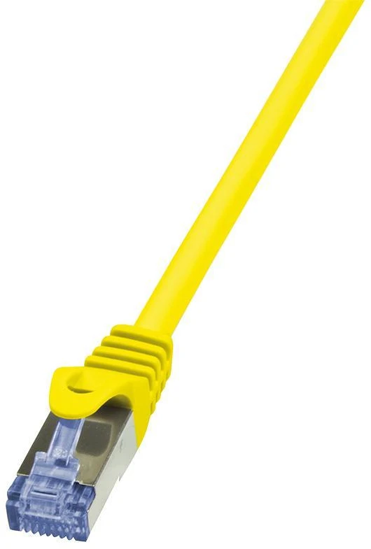 LOGILINK CQ3037S LOGILINK -Komutacinis kabelis Cat.6A 10G S/FTP PIMF PrimeLine geltona 1m