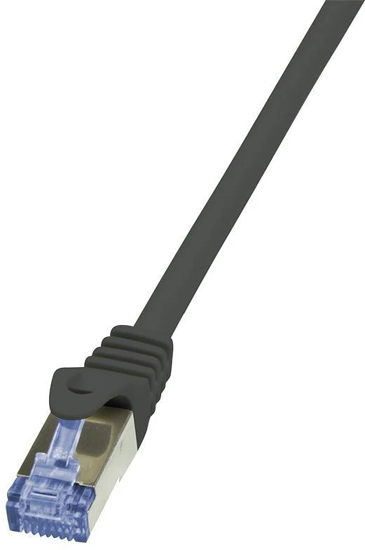 LOGILINK CQ3033S LOGILINK – Patchcord Cat.6A 10G S/FTP PIMF PrimeLine 1m Juodas