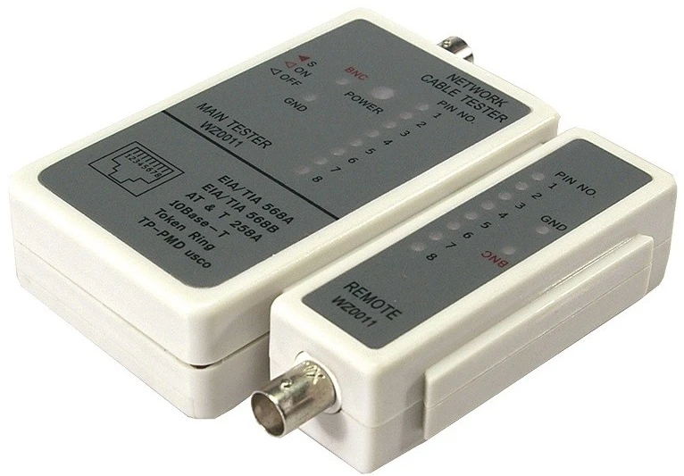 LogiLink Prisijungti | RJ45 ir BNC kabelių testeris su nuotoliniu įrenginiu
