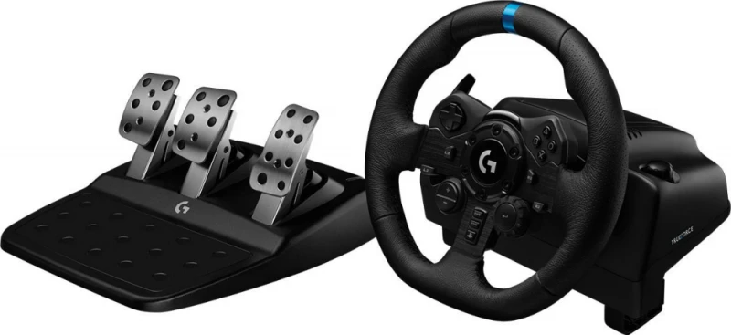 Logitech G923 TRUEFORCE simuliacinis lenktynių vairas su pedalais, skirtas PlayStation/PC