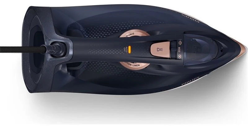 Philips | DST7510/80 | Garų lygintuvas | 3200 W | Vanduo tank capacity 300 ml | Continuous steam 55 g/min | Steam boost performance 260 g/min | Mėlyna/Gold