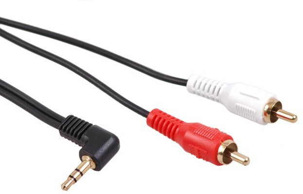 MACLEAN MCTV-825 Maclean MCTV-825 Jack Angled 90 to 2 RCA kabelis 3m juodas