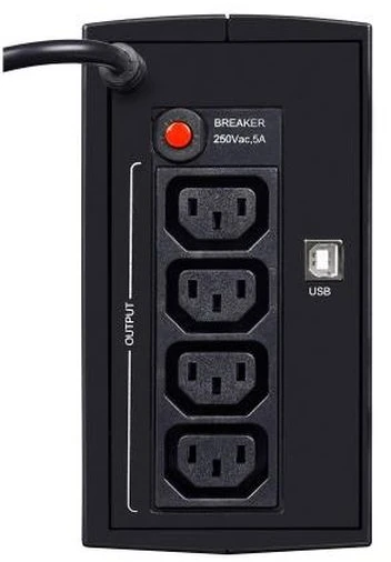 Nepertraukiamas Maitinimo Šaltinis (UPS) - Ever Duo 550 PL AVR, Juodas