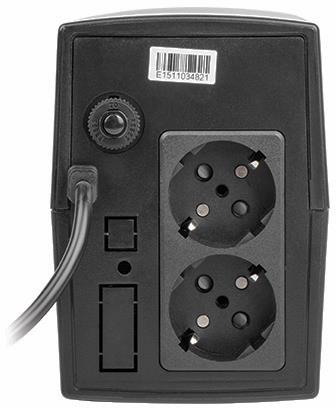 Gembird Energenie | EG-UPS-B650 "Basic 650" UPS, Shuko išvesties lizdai | 650 VA | 220V±28% V | AC 220V±10% V
