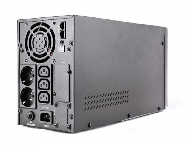 GEMBIRD EG-UPS-PS2000-02 UPS Energenie by 2000VA Pure sine 3x Schuko 3x IEC 230V OUT USB-BF LCD Ekranas