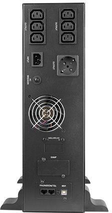UPS Energenie-Gembird RACK 19'' 3.4U,2000VA,Pure Sine,6xIEC,1xSchuko230V,LCD