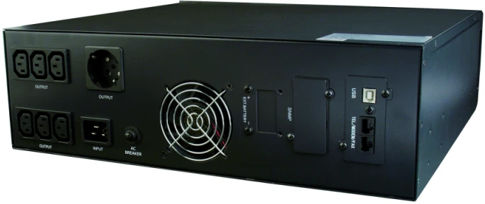 GEMBIRD EG-UPSRACK-13 UPS Energenie-Gembird RACK 19 3.4U,3000VA,Pure Sine,6xIEC,1xSchuko230V,LCD