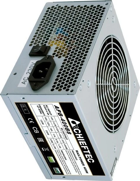 Maitinimo šaltinis Chieftec 400W vertė (APB-400B8-BK)
