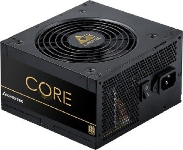 Chieftec ATX PSU Core serija BBS-600S, 12 cm ventiliatorius, 600 W, 80 PLUS® Gold, aktyvus PFC