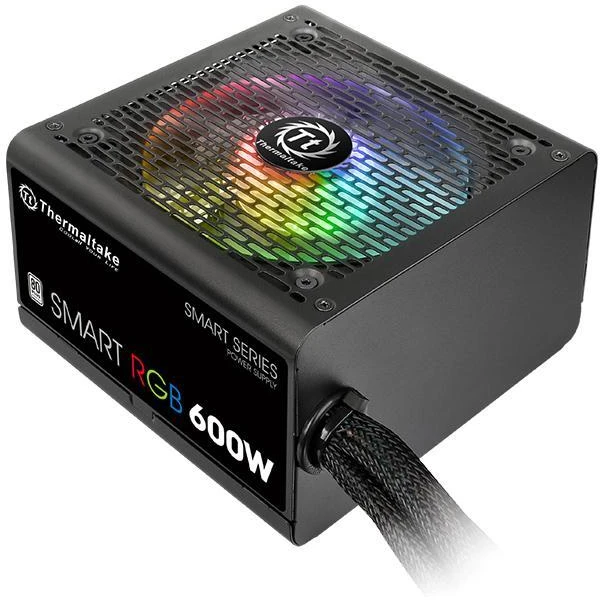 Maitinimo šaltinis Thermaltake Smart 600W RGB PS-SPR-0600NHSAWE-1 (600 W, aktyvus, 120 mm)