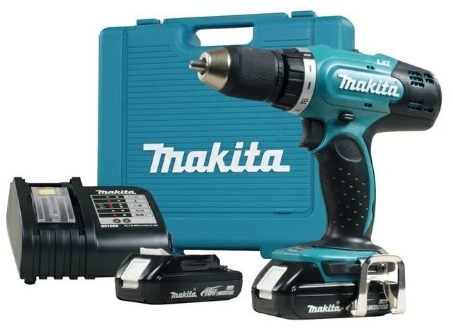 Makita DDF453SYE Akumuliatorinis gręžtuvas, 18 V, 2x 1,5Ah Li-ion, 42/27 Nm, 1,7kg