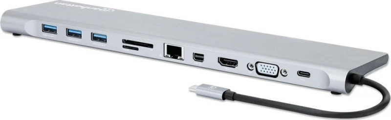 „Manhattan 11-in-1“ USB-C dokas / replikatorius (130578)
