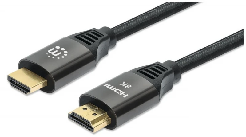 Intracom MANHATTAN 8K 60Hz sertifikuotas ypač didelės spartos HDMI laidas su eternetu 2 m