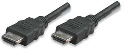 StarTech MANHATTAN 323215 Manhattan Monitorius Cable HDMI/HDMI 1.4 Ethernet 2m Juodas Nikeliuoti kontaktai