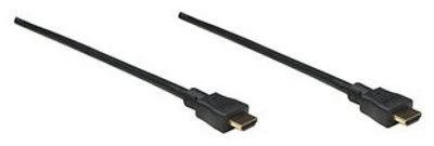 StarTech MANHATTAN HDMI kabelis, 5,0 m, HDMI 1.3 kištukas HDMI 1.3 kištukas, ekranuotas, Juodas, 306133