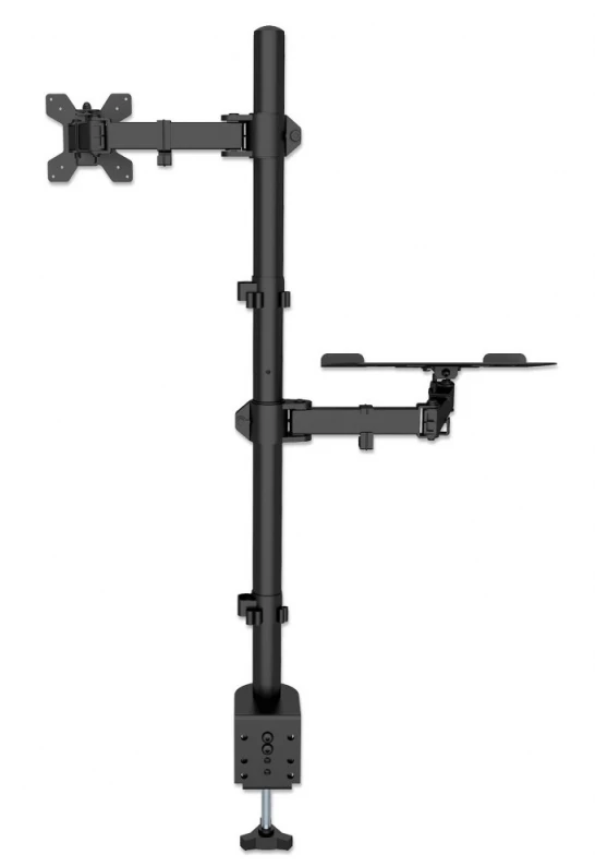 Laikiklis Intracom MANHATTAN Desktop Combo Mount su Monitorius Arm ir Nešiojamas kompiuteris Stovas nuo 13 iki 32 colių Monitorius iki 8kg ir nuo 10 iki 17 colių Nešiojamasis kompiuteris iki 8kg