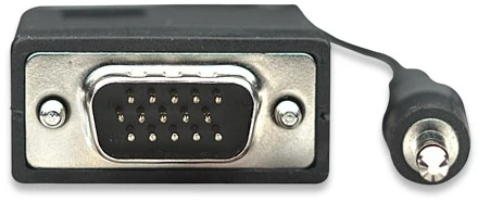 Manhattan Manheteno 10 m SVGA garso kabelis VGA (D-Sub) + 3,5 mm Juoda
