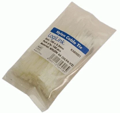 Logilink užveržimo dirželiai 100 x 2.5mm, 100 vnt.