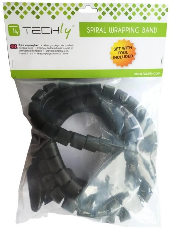 Techly ISWT-KIT-BK kabelių dėžinių kanalų sistema 2,5 m